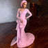 Serene Hill Pink Arabic Mermaid Elegant With Skirt Evening Dresses Gowns Luxury Pearls Beaded 2025 For Women Party LA71746 - SERENE HILL
