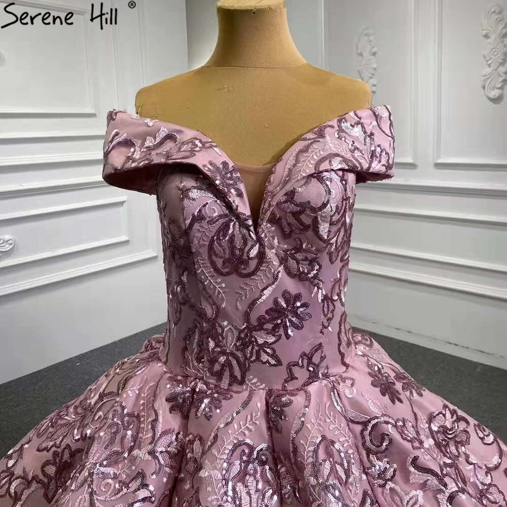 green emerald velvet dress Custom Made Luxury Crystal Handmade Flowers Dress Beading Women Princess Wedding Birthday Party Pageant Gown 22w / Picture Color main image 0