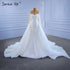 Serene Hill White Detachable Skirt Wedding Dresses 2025 Mermaid Elegant Luxury Bride Gowns HM67315 Custom Made - SERENE HILL