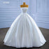 Serene Hill White High End Beaded Luxury Pearls Lace Up Bride Gowns Wedding Dress 2025 Custom Made HM67522 - SERENE HILL