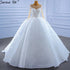 Serene Hill White Luxury High-end Wedding Dresses 2025 Beaded Pearls Sparkle Bride Gowns HM67293 Custom Made - SERENE HILL