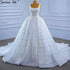 Serene Hill White Luxury Lace Up Wedding Dresses 2025 Beaded High-end Sexy Bride Gowns HM67377 Custom Made - SERENE HILL