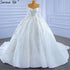 Serene Hill White Luxury Sexy Wedding Dresses 2025 Sparkle Beaded Lace Up Bride Gowns HM67284 Custom Made - SERENE HILL