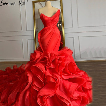 Serene Hill White Mermaid Elegant Wedding Dresses Gowns Sweetheart Sexy Flowers High-end Bridal Dress 2025 HM67212 - SERENE HILL
