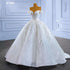 Serene Hill White Sexy Off Shoulder Luxury Beaded Lace Up Bride Gowns Wedding Dress 2025 High End Custom Made HM67481 - SERENE HILL