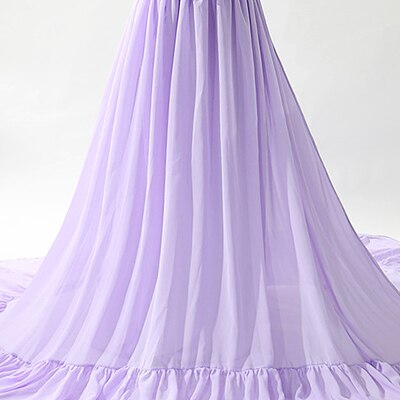 White Off Shoulder Chiffon Sexy Wedding Dresses Pregnant Photography Simple Bridal Gowns 2025 Serene Hill HA2216 Custom Made - SERENE HILL