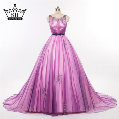 purple Prom Dress Formal Dress Evening Dress For Photosession HA2056 On Sale - SERENE HILL