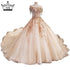 Wedding Gown Designs Flowers Pearls Luxury Sleeveless Sexy Bridal Dress - SERENE HILL