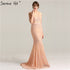 On Sale No Return No Refund Sale Green Embroidery Pearls Lace Mermaid Evening Dresses Sexy Pearls Lace LA6231 - SERENE HILL