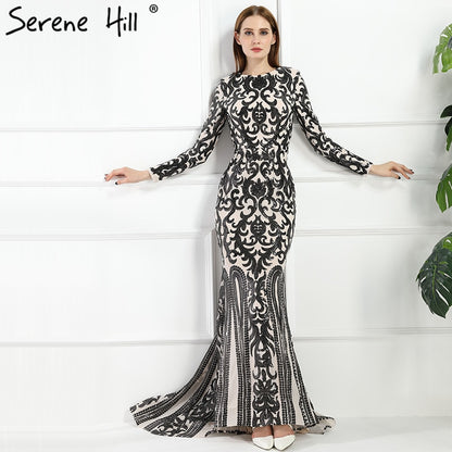 Sale Long Sleeve Muslim Mermaid Evening Dress Evening Gowns LA6196 - SERENE HILL