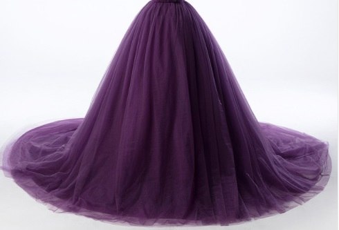 Long Train Pregnant Photography Wedding Gown Photo Dress HA2005 - SERENE  HILL