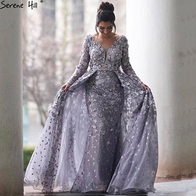 On Sale no return no refundSale Long Sleeves Mermaid With Cap Evening Dresses LA6521 - SERENE HILL