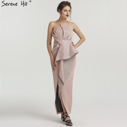 On Sale No Return No Refund Sale Asymmetrical Evening Dress Sleeveless Evening Gowns QA8020 - SERENE HILL
