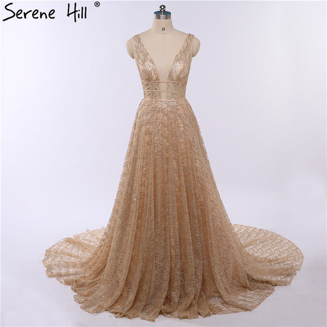 On Sale no return no refundSale Deep-V Sexy Tulle Evening Dresses  Evening Gowns LA6251 - SERENE  HILL