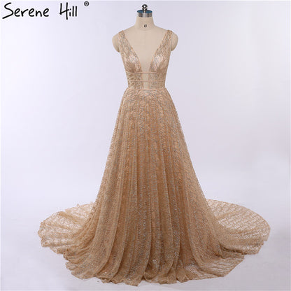 On Sale no return no refundSale Deep-V Sexy Tulle Evening Dresses Evening Gowns LA6251 - SERENE HILL