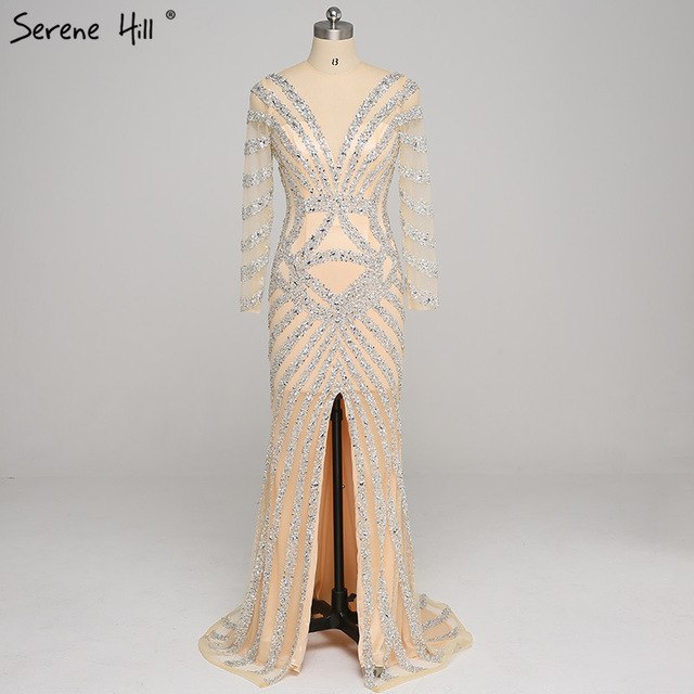 On Sale No Return No Refund   Evening Gown Designs Mermaid Beading Sequined LA6281 - SERENE  HILL
