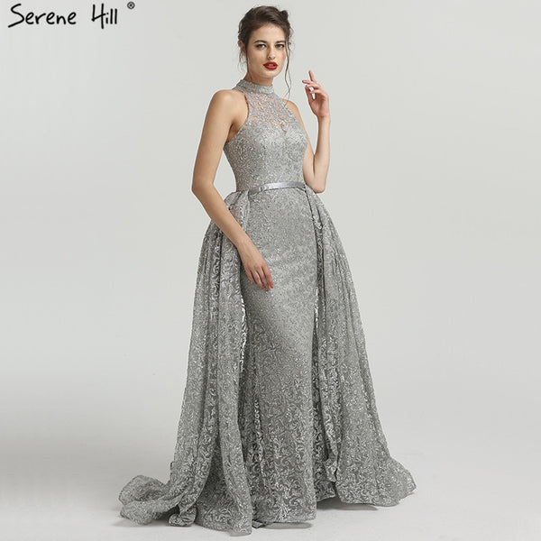 O-Neck Crysta Fashion Tulle Evening Gowns LA6279 - SERENE  HILL