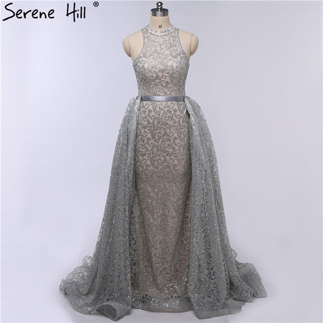 O-Neck Crysta Fashion Tulle Evening Gowns LA6279 - SERENE  HILL
