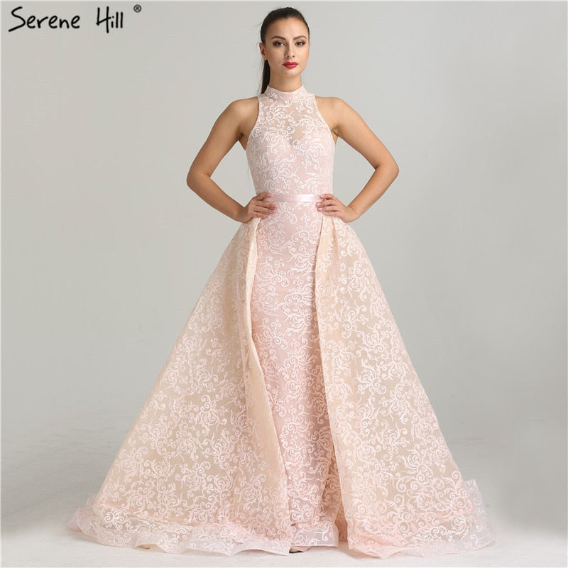 Mermaid Pink Tulle Evening Dresses Evening Gowns LA6289 On Sale - SERENE  HILL