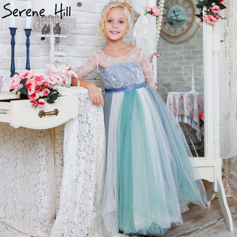 On Sale No Return No Refund Sale Waterfall Beading first Communion Dresses For Girls pageant HTA0003 - SERENE HILL