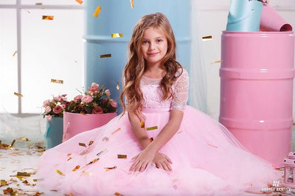 On Sale No Return No Refund Sale Waterfall Beading first Communion Dresses For Girls pageant HTA0003 - SERENE HILL