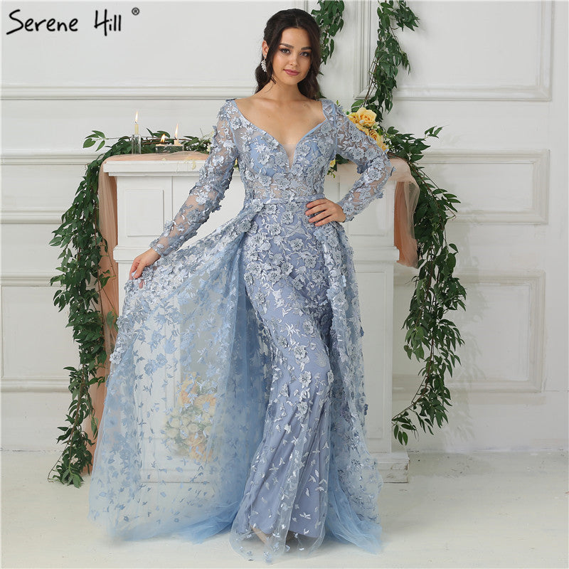 On Sale no return no refundSale Long Sleeves Mermaid With Cap Evening Dresses LA6521 - SERENE  HILL