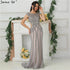 On Sale no return no refundSale Dubai Design Cutaway Sides Evening Dresses Diamond Pearls Evening Gowns LA6676 - SERENE HILL